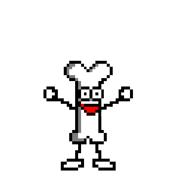 Dancing bone mascot