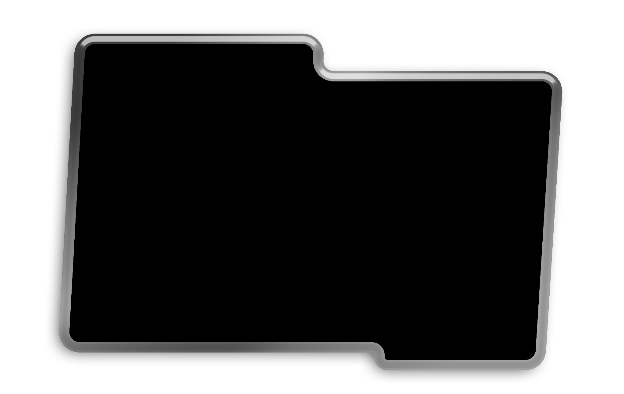 Rounded metallic desktop box