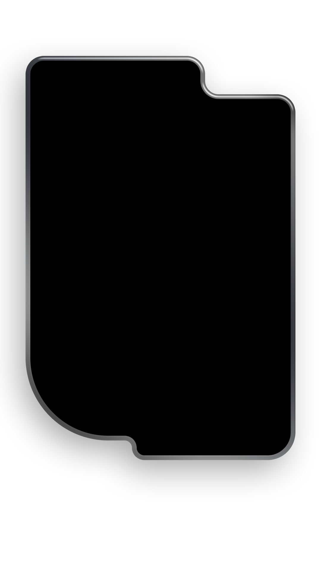 Rounded metallic mobile box